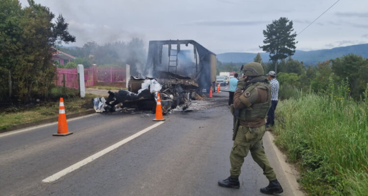 Ataque de Resistencia Mapuche Lavkenche en Cañete