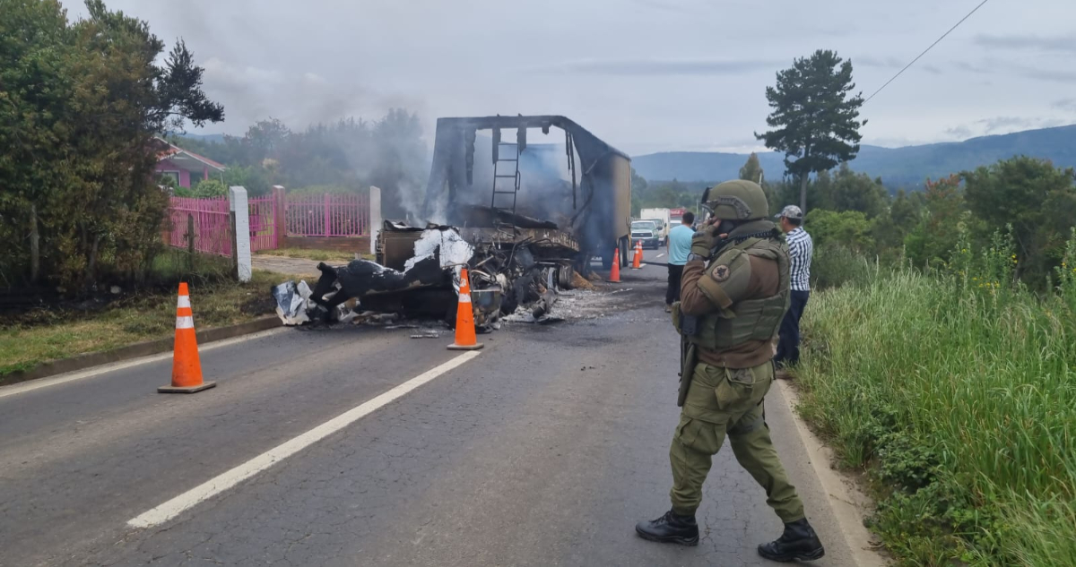 Ataque de Resistencia Mapuche Lavkenche en Cañete