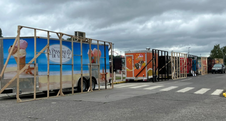 retirarán paneles de madera en Valdivia