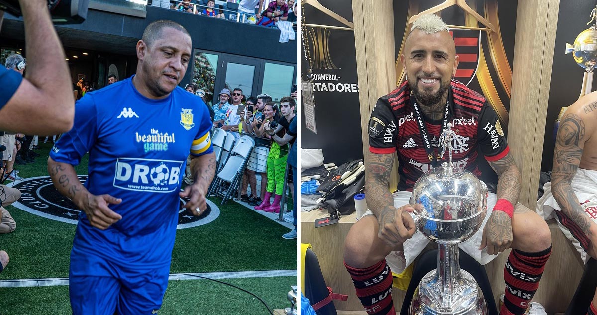 Roberto Carlos le paró los carros a Arturo Vidal por provocaciones al Real Madrid.