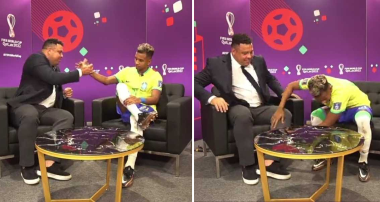 Rodrygo le pide un poco de magia a Ronaldo en entretenida entrevista para la FIFA.