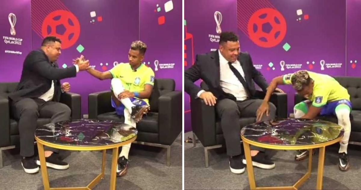 Rodrygo le pide un poco de magia a Ronaldo en entretenida entrevista para la FIFA.
