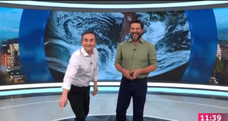 Captura del programa Chilevisión Noticias AM Fin de semana. GC de Santiaguinos Sorprendidos en matinal de CHV