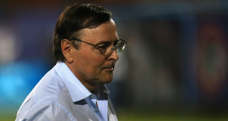 La desazón de Jorge Segovia, tras perder la final de Copa Chile.