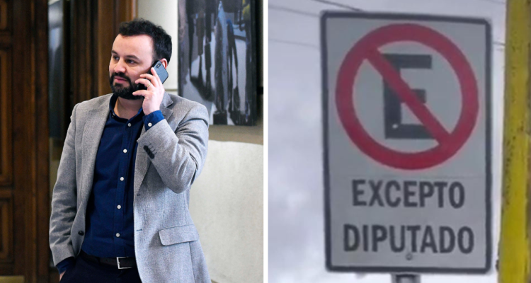 señalética estacionamiento exclusivo diputado