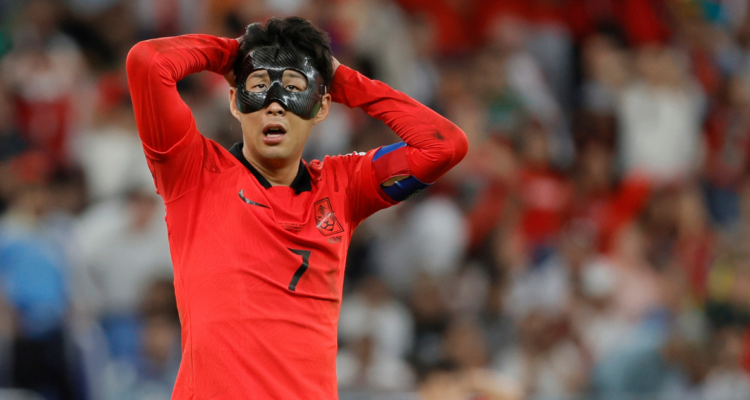 La protección de Son en el Mundial de Qatar.