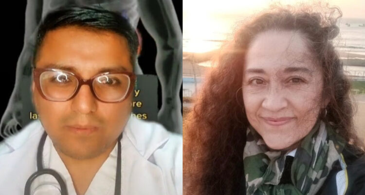 Blanca Arellano y el presunto asesino de la mujer mexicana. El sospechoso del caso subía videos con diferentes órganos a Tiktok.