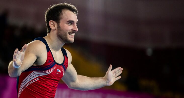 Tomás González compitiendo en los Juegos Panamericanos.