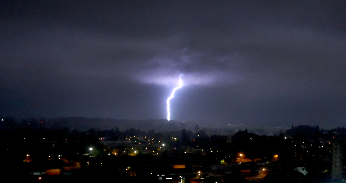 Tormentas Eléctricas en Temuco foto archivo Agencia UNO