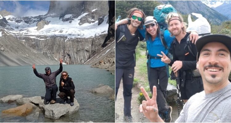 Sebastian Vettel en Torres del Paine