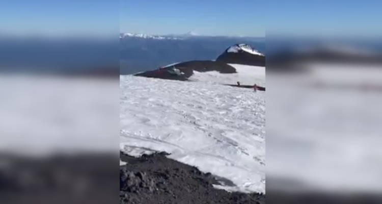accidente volcán Llaima
