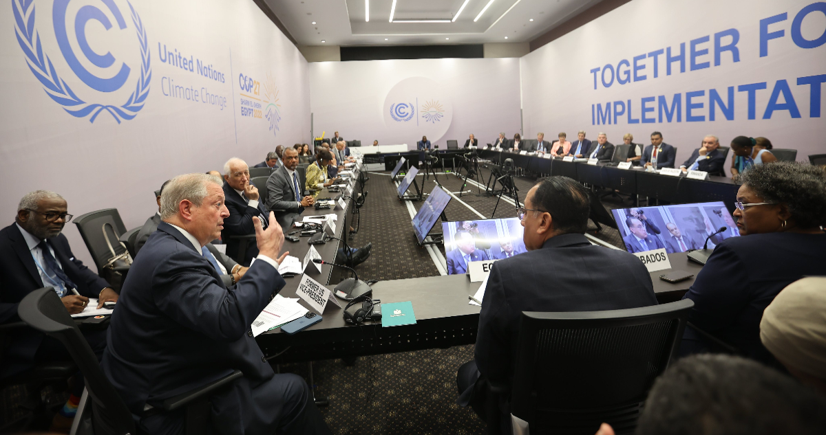 Sesión de COP27