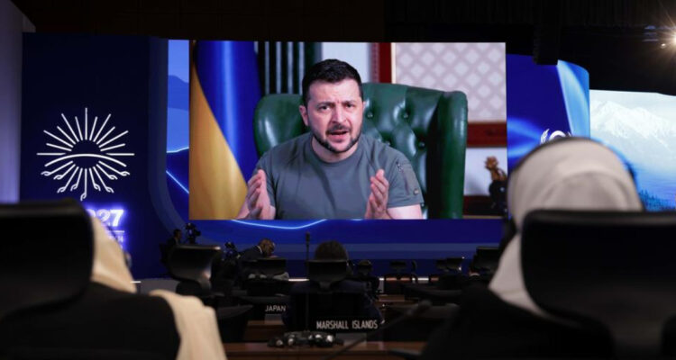 Zelenski ante la COP27: “No puede haber política climática efectiva sin paz”