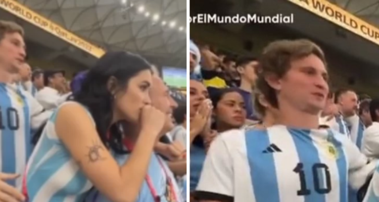 Capturas de video de la acción de acoso contra la cantante Lali Esposito, junto a fotografía del acosador