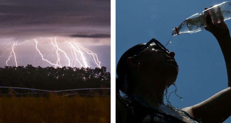 Meteorología emitió una nueva alerta por altas temperaturas en diversas regiones de Chile además de un aviso por probables tormentas eléctricas