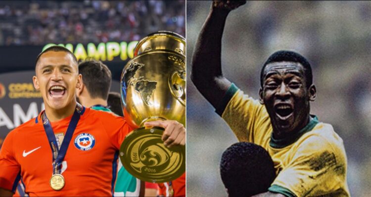 Alexis Sánchez le dice adiós a Pelé con tres imágenes y un breve mensaje