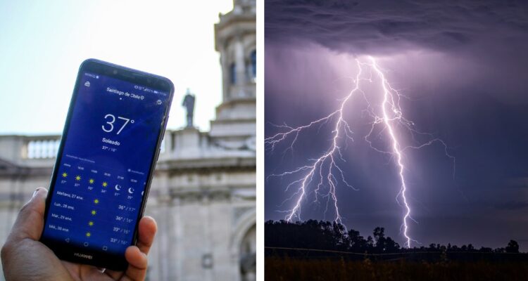 Meteorología emite Alerta por Temperaturas Extremas y Aviso por probables tormentas eléctricas en 8 regiones de Chile