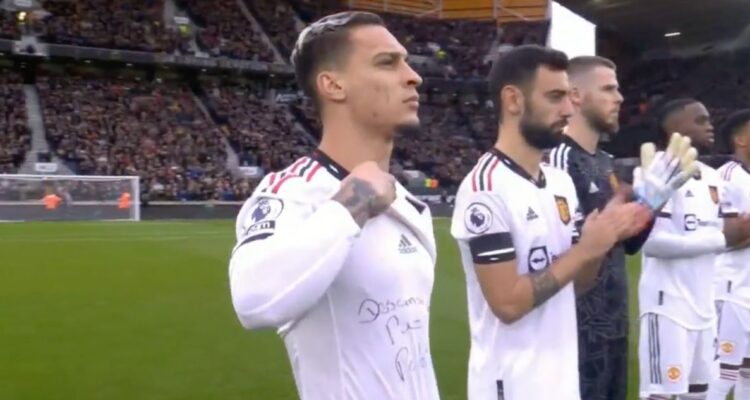 El homenaje de Antony a Pelé en el Wolves-United: “Descansa en paz”