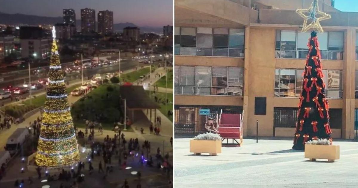 Polémica por árbol de navidad en Municipalidad de Antofagasta