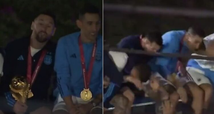 Messi y jugadores de Argentina casi se accidentaron tras llegar a su país