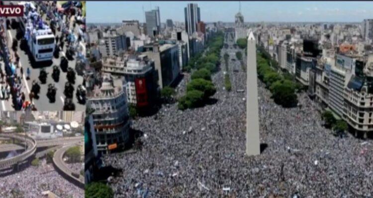Hinchas repletan Buenos Aires por selección de Argentina