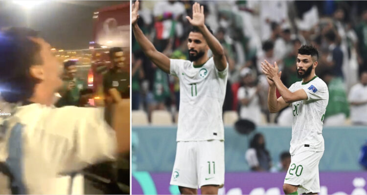Hinchas de Argentina se burlan de saudíes en Qatar con cántico en ingles