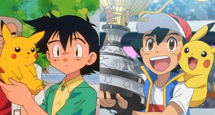 Ash y Pikachu dejan Pokémon