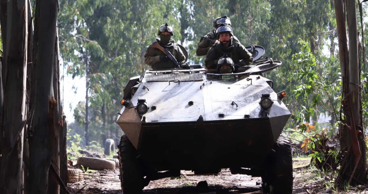 caravana camiones forestales Victoria