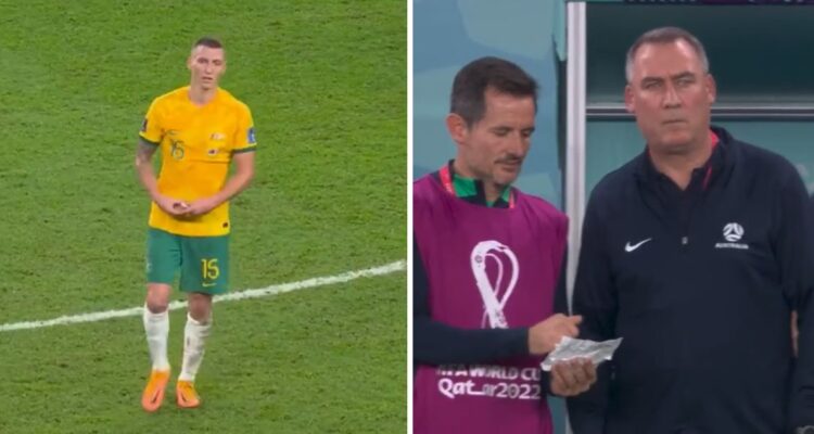 Australia eliminó a Dinamarca de Qatar 2022 gracias a un ‘torpedo’.