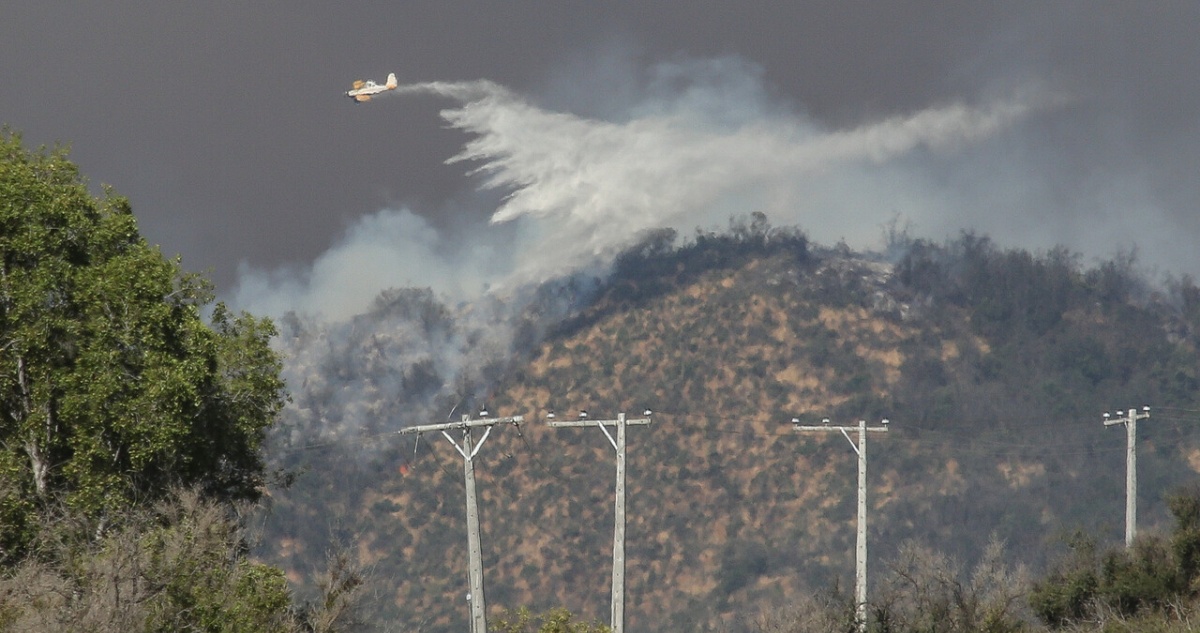 Balance incendios forestales en región Metropolitana