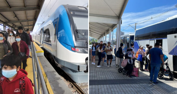 Así funcionará el Biotrén sin Puente Ferroviario: pasajeros deberán hacer trasbordo entre estaciones