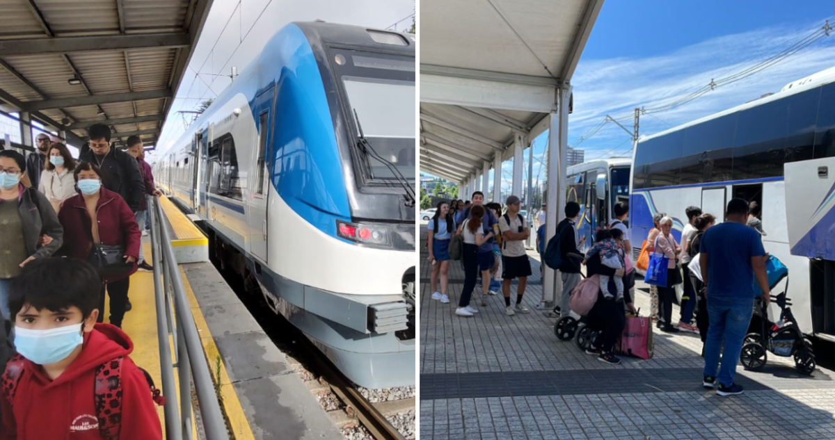 Así funcionará el Biotrén sin Puente Ferroviario: pasajeros deberán hacer trasbordo entre estaciones