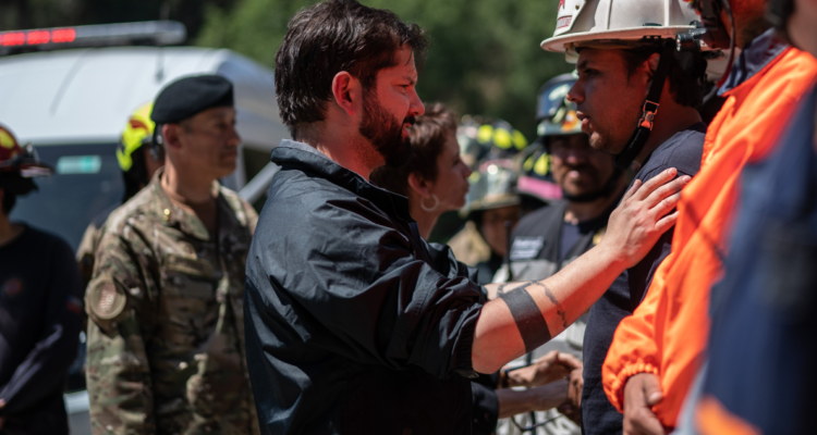 Presidente Boric por incendio en Viña del Mar