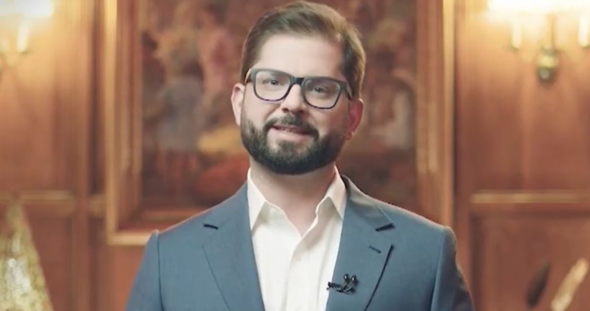 Presidente Boric envía saludo de Año Nuevo y asegura que “hoy día nuestro país está andando”
