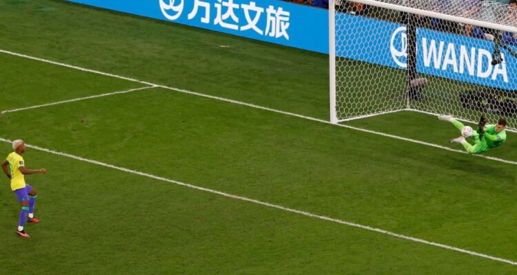 Los penales fallados por Brasil: Rodrygo y Marqinhos