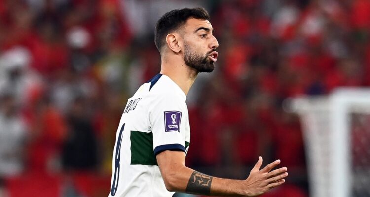 Bruno Fernandes tampoco se guardó nada en contra del arbitraje en Qatar 2022.