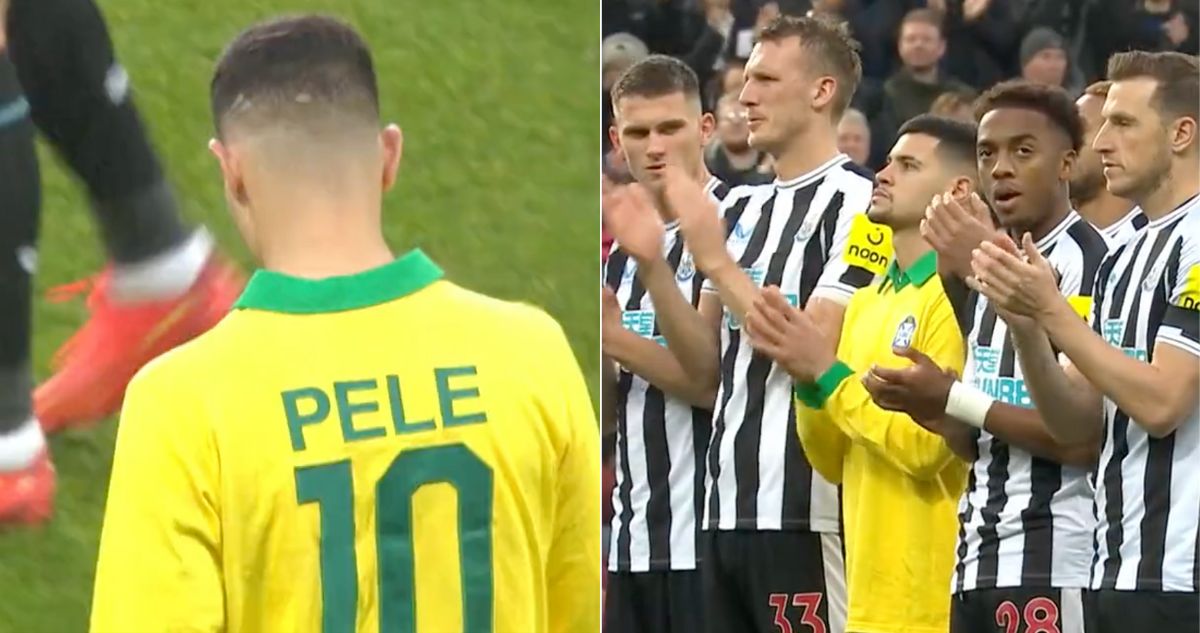 El emotivo homenaje de Bruno Guimarães a Pelé en la Premier League