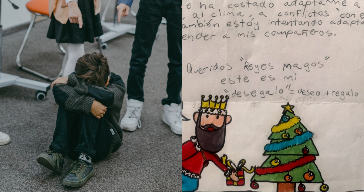 Carta a los Reyes Magos de un niño que sufre bullying