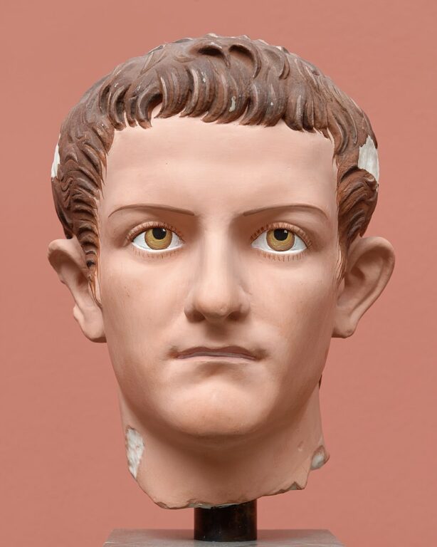 Busto del emperador Romano