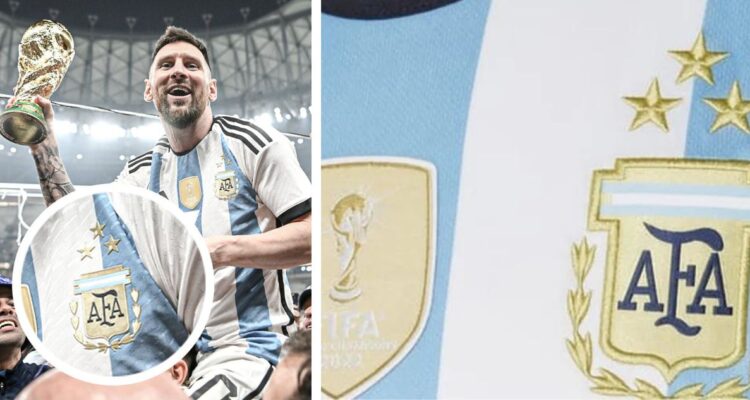 Furor por camiseta de Argentina con 3 estrellas y escudo de campeón del Mundial de Qatar 2022: cuál es su precio y dónde comprarla