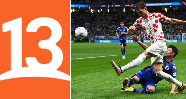 El error en la transmisión de Canal 13 que fue comentado en Twitter.