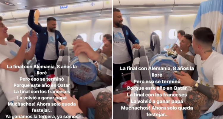 La selección de Argentina entonó una canción a la que modificaron tras el título mundial.