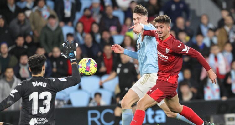 Celta y Sevilla igualaron por La Liga.