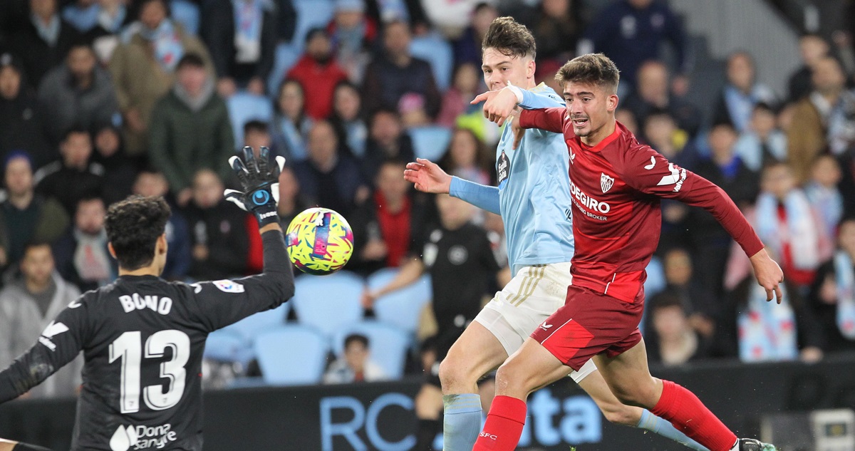 Celta y Sevilla igualaron por La Liga.