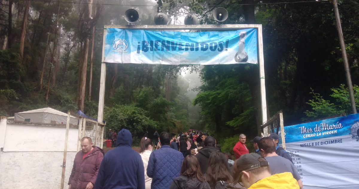 Concepción: miles de personas realizan peregrinación a Cerro La Virgen
