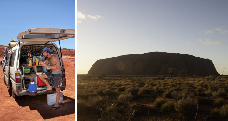 La historia de un chileno y su “demonia”, la van en la que recorrió Australia escapando del covid-19