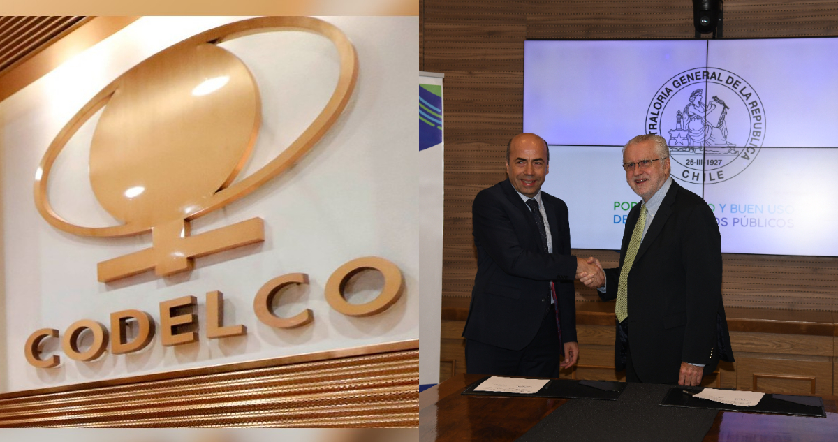 Fin a 5 años de conflicto: Codelco y Contraloría firman convenio de transparencia y probidad