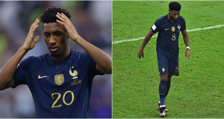 Kingsley Coman y Aurélien Tchouaméni