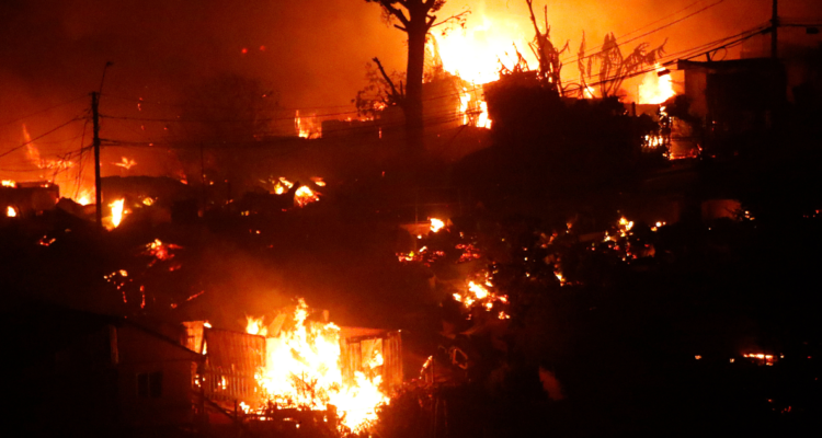 Conaf incendio forestal