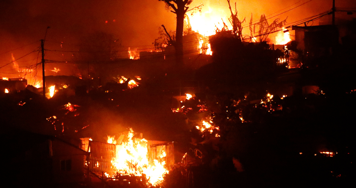 Conaf incendio forestal